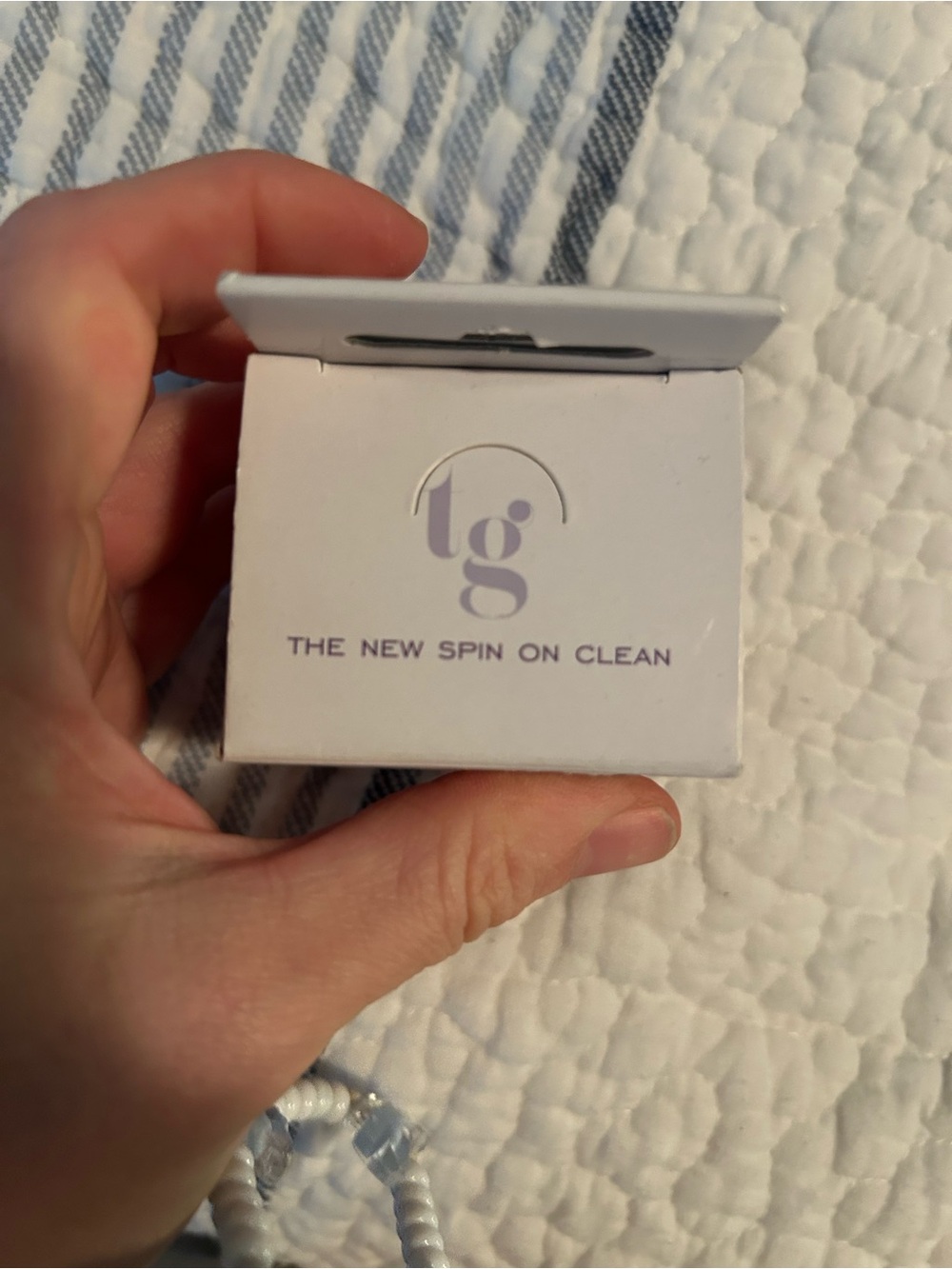 Conair True Glow Sonic Facial Brush Replacement Head - White/Light Blue - Picture 5 of 5